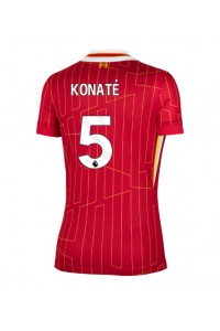 Fotbalové Dres Liverpool Ibrahima Konate #5 Dámské Domácí Oblečení 2024-25 Krátký Rukáv